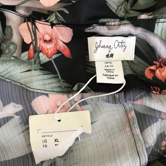 H&M Green Floral Mini Dress - Picture 11 of 13